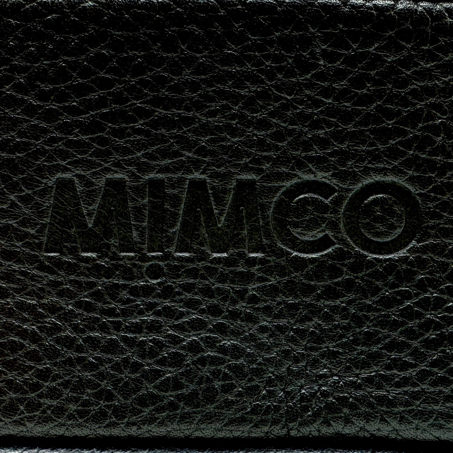 Mimco Black Grainy Leather Turn Lock Hip Crossbody Bag [NEW]