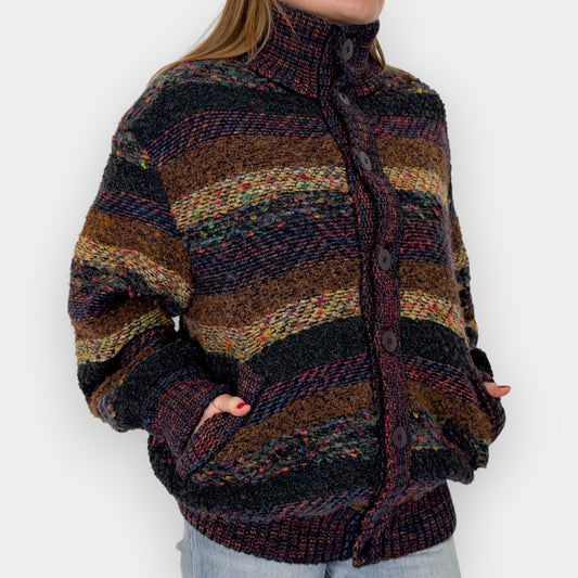 Vintage Missoni Reversible Wool & Mohair Button Jacket Large IT48 ~ AU12-14-16