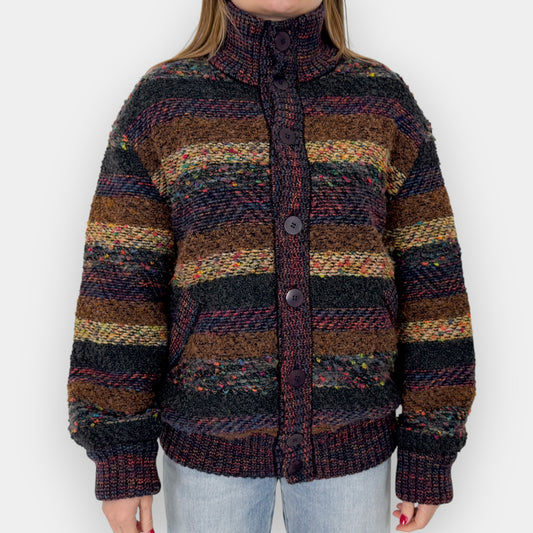 Vintage Missoni Reversible Wool & Mohair Button Jacket Large IT48 ~ AU12-14-16