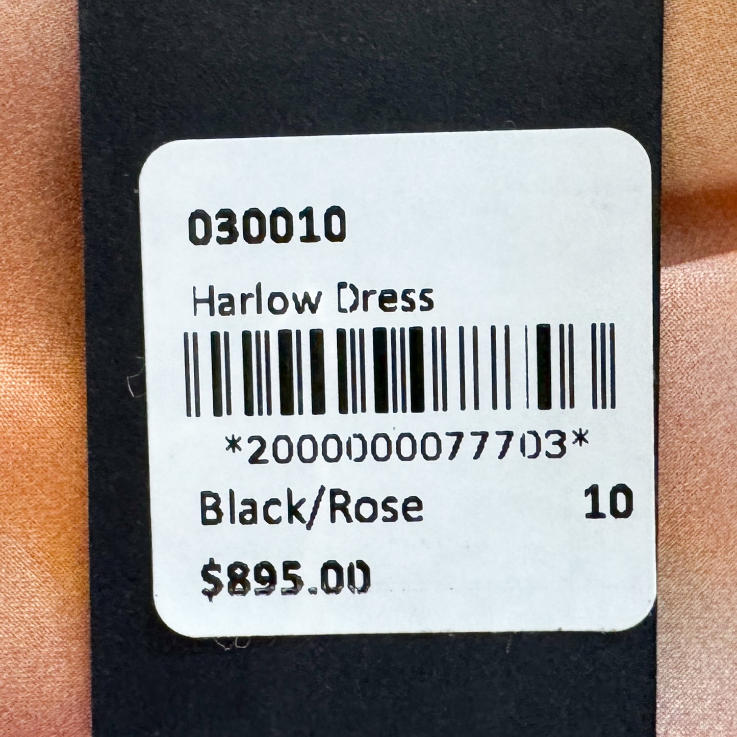 Moss & Spy Red Black Silk Harlow Dress AU10