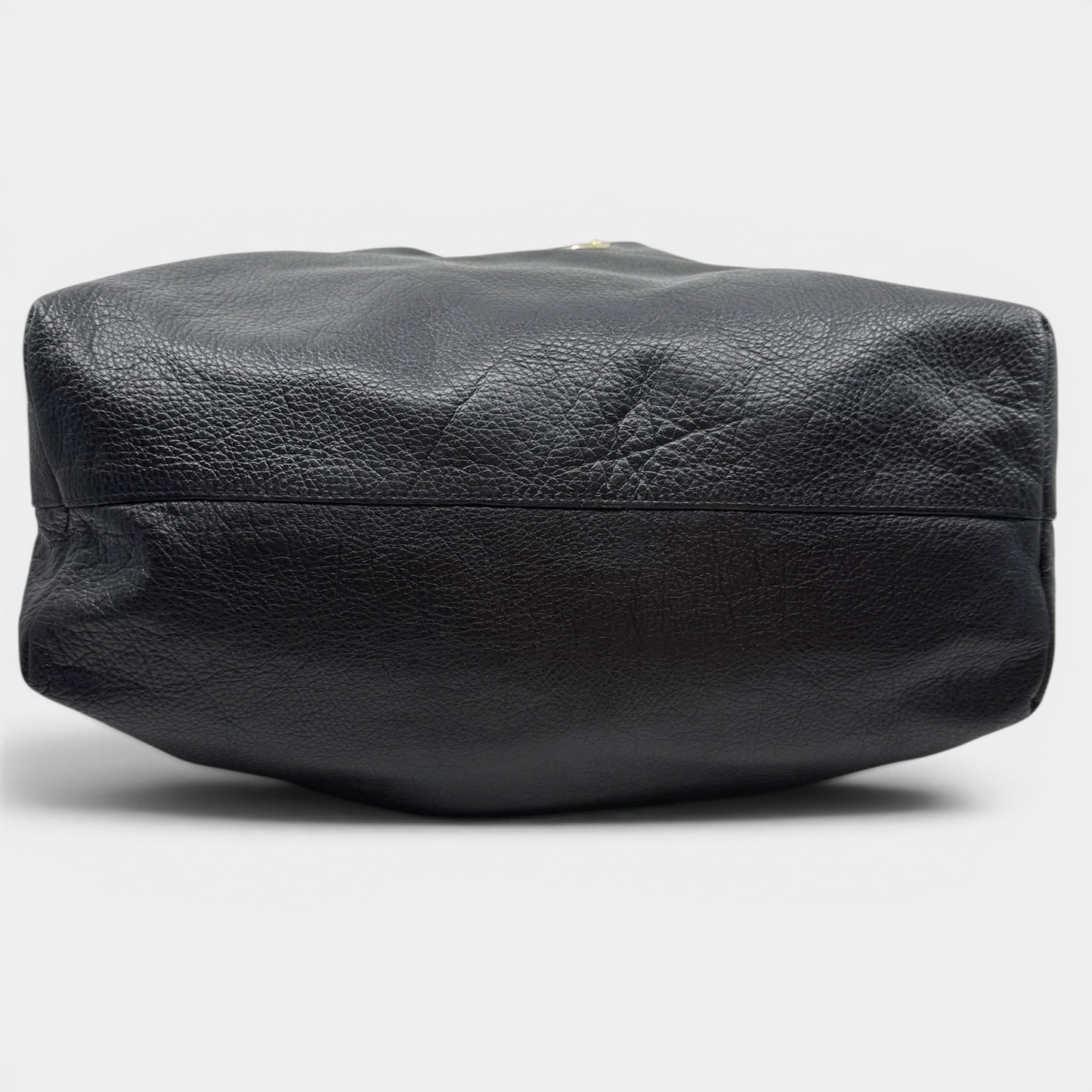 Mulberry Black Leather Daria Drawstring Shoulder Bag