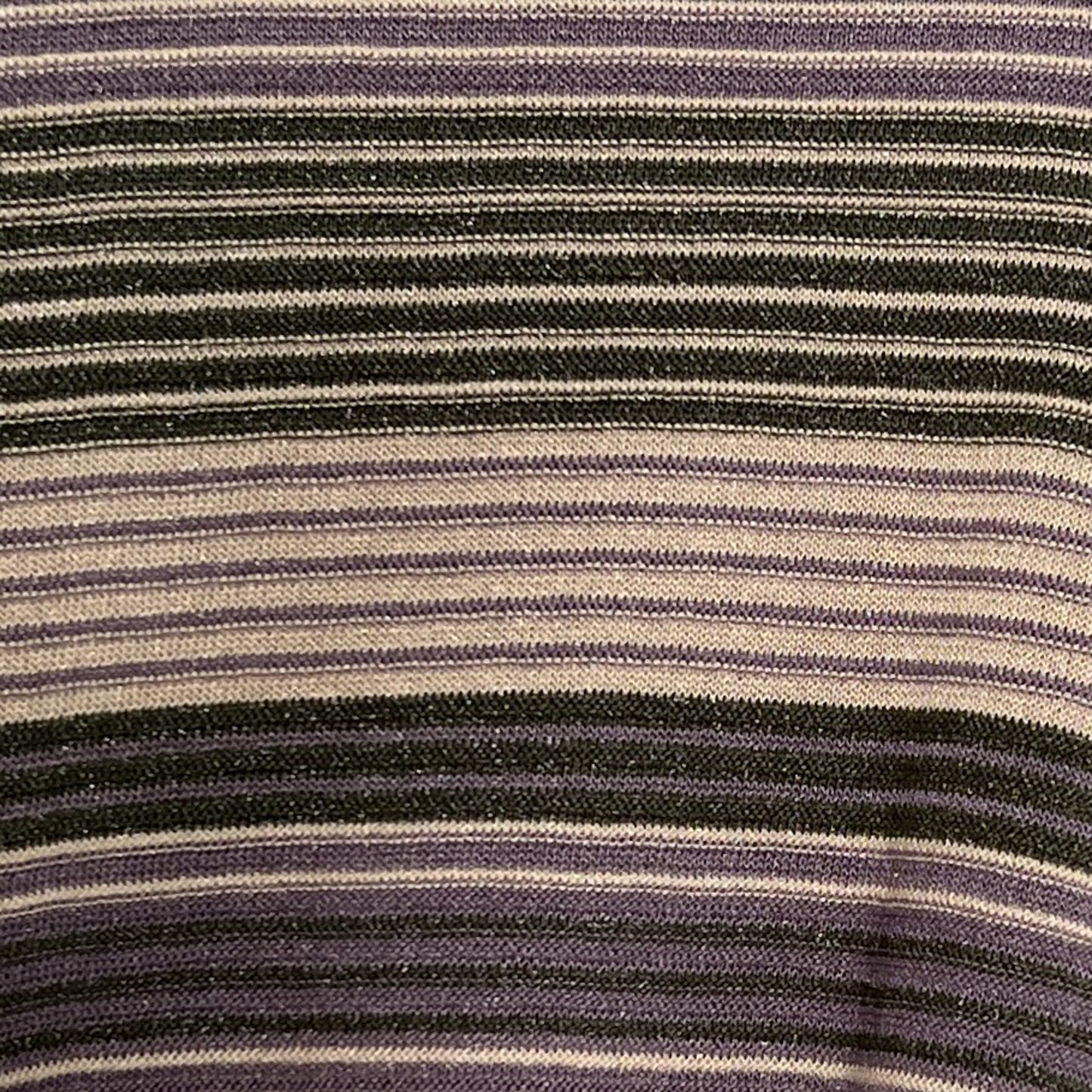 Paloma S Nice Things Purple Green Tricolor Rib Dress Large ~ AU12-14 [NEW]