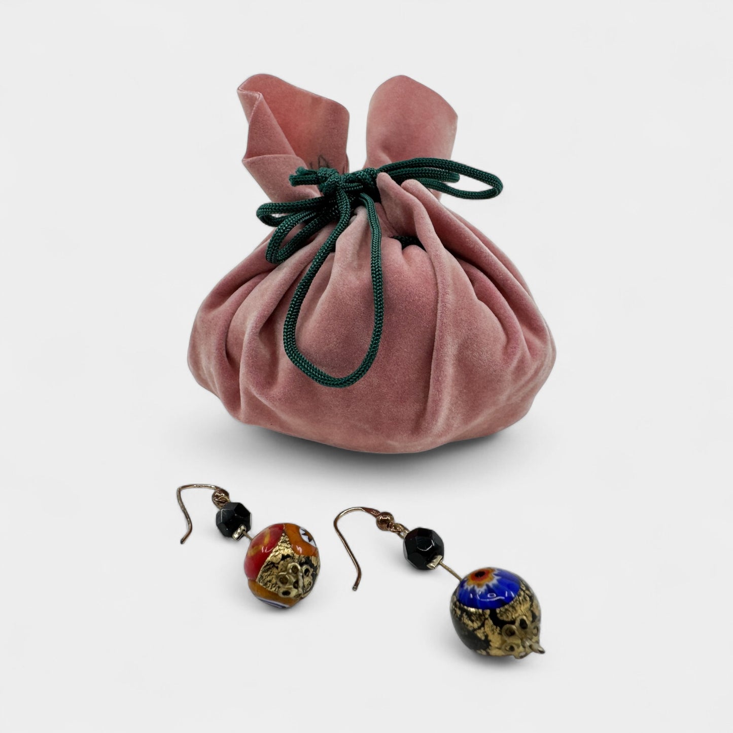 Ophelia Multicoloured Murano Glass Bead Drop Earrings