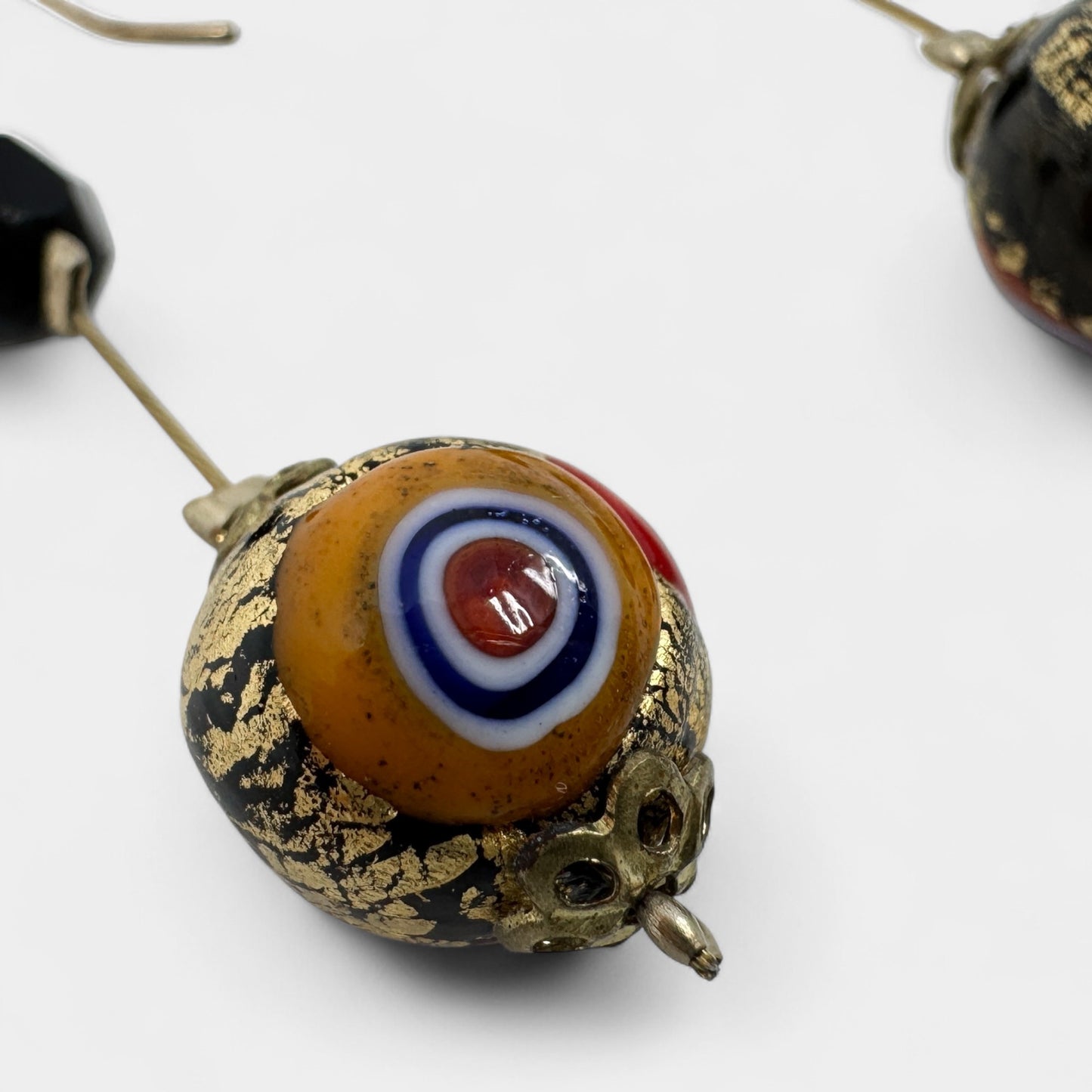 Ophelia Multicoloured Murano Glass Bead Drop Earrings