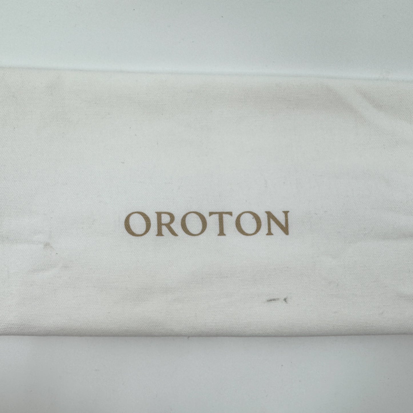 Oroton Black Leather Limited Edition Scenic Circle Bag [No.67/80]