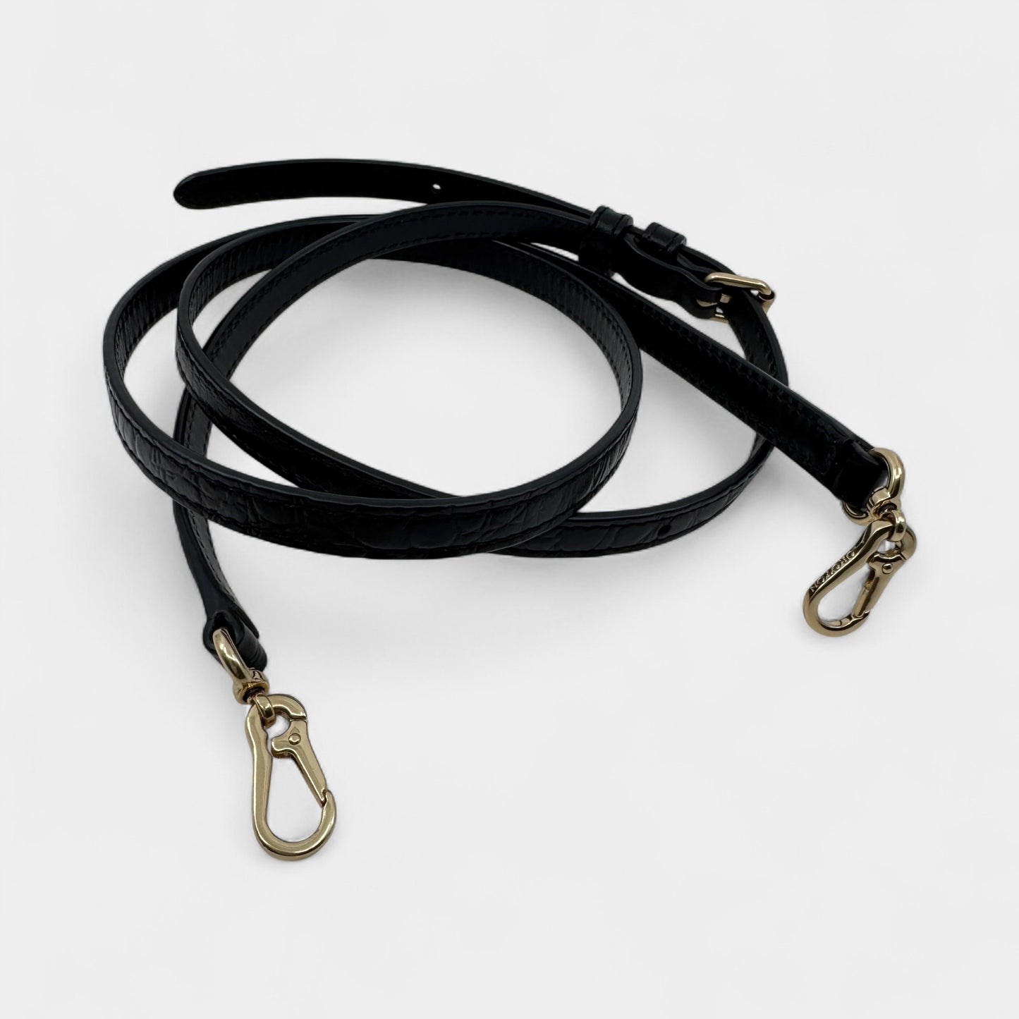 Oroton Black Leather Limited Edition Scenic Circle Bag [No.67/80]