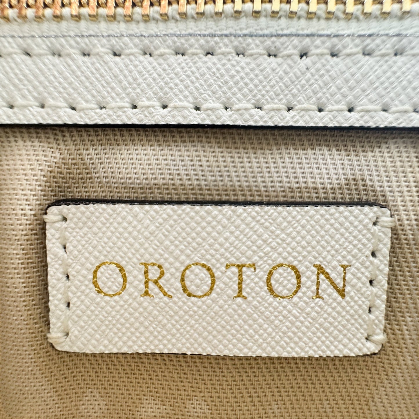 Oroton Blue Croc Textured Leather Forte Shoulder Bag
