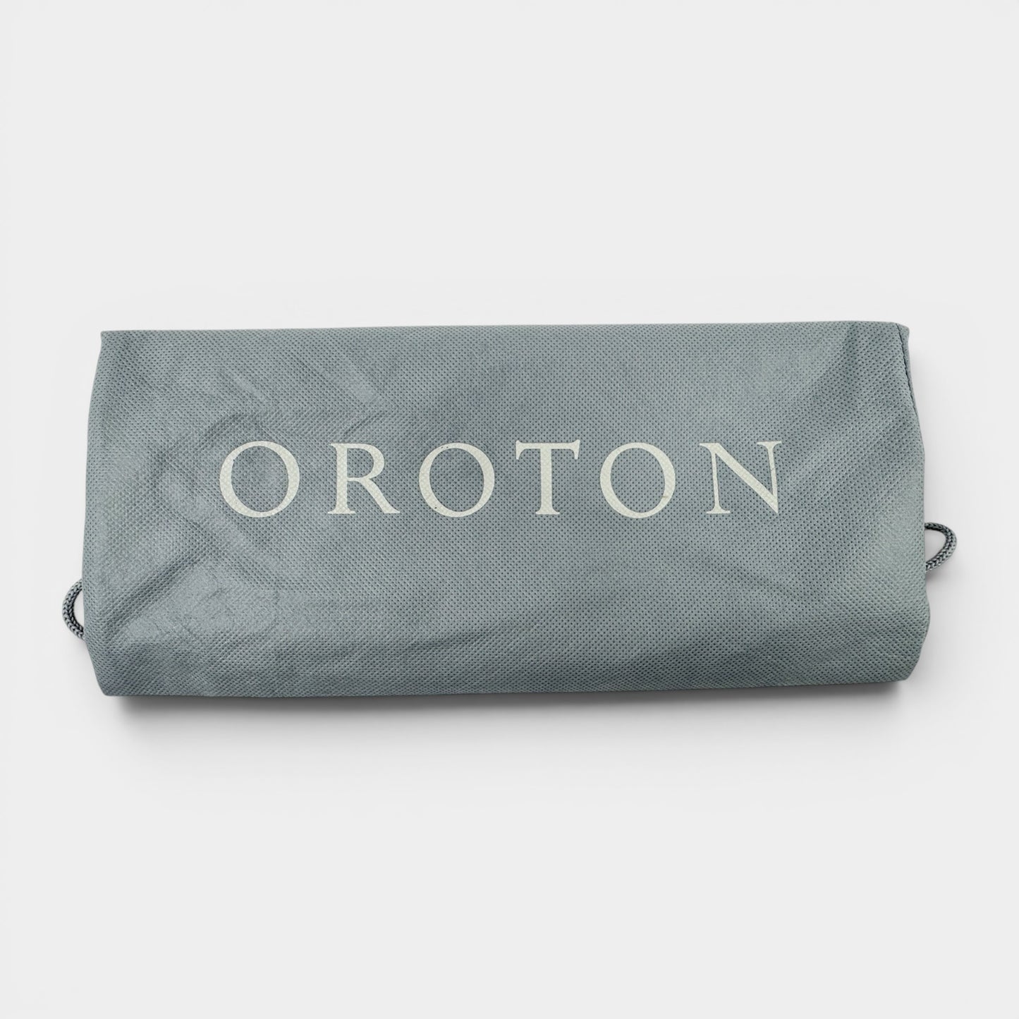 Oroton Blue Croc Textured Leather Forte Shoulder Bag