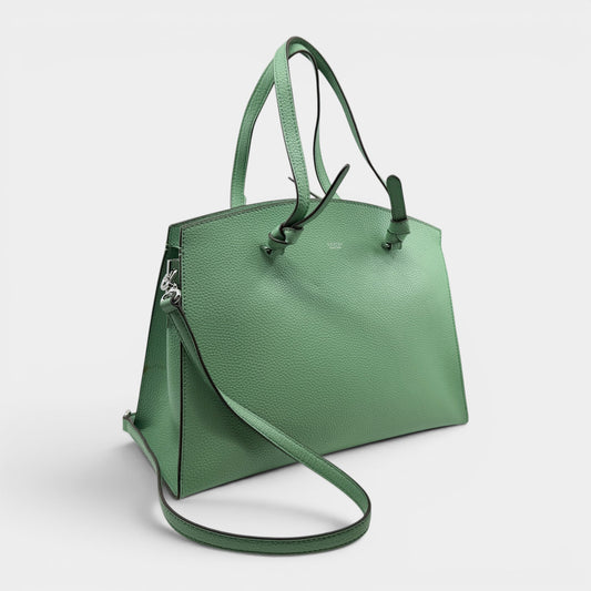 Oroton Light Fern Green Atlas Day Tote & Shoulder Bag