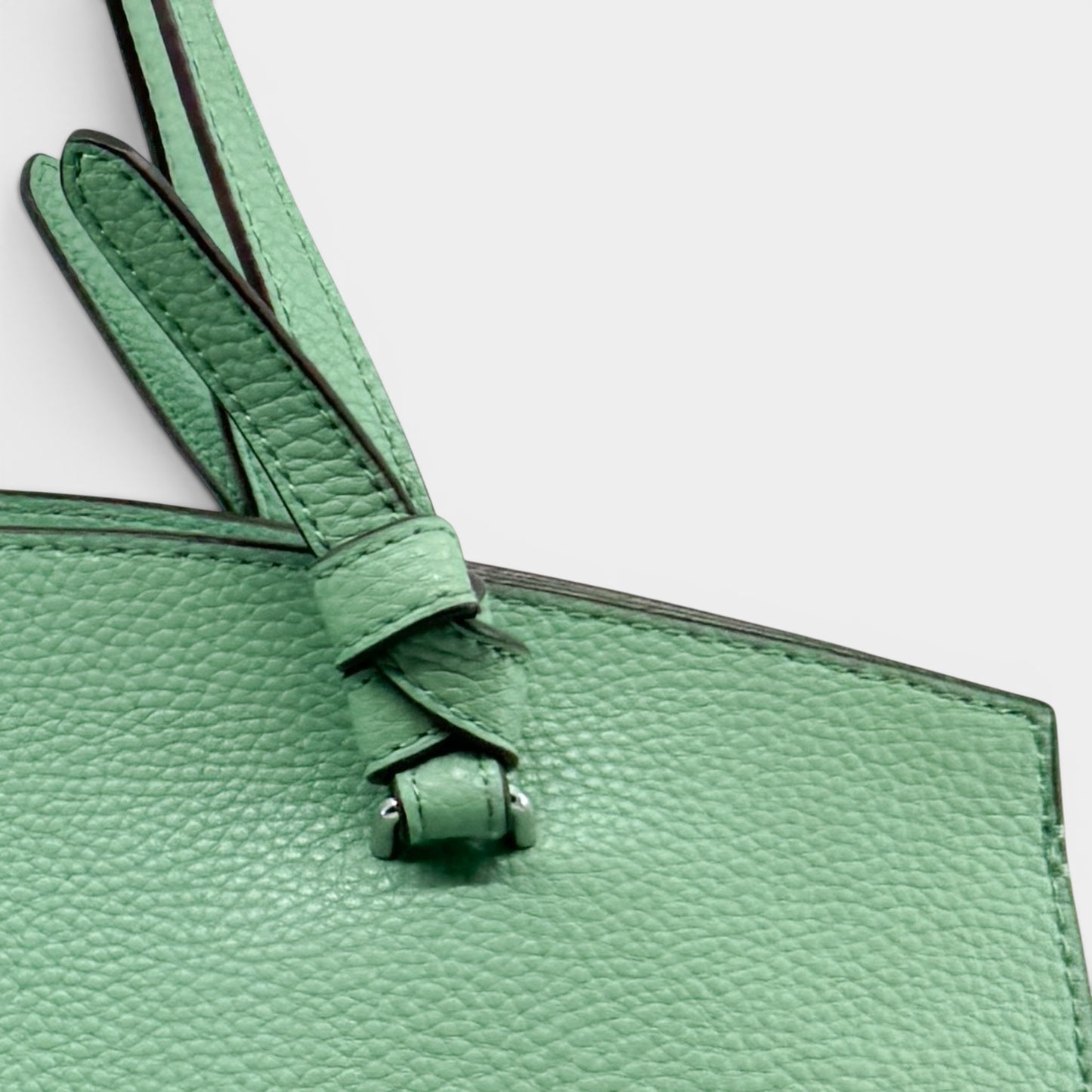Oroton Light Fern Green Atlas Day Tote & Shoulder Bag