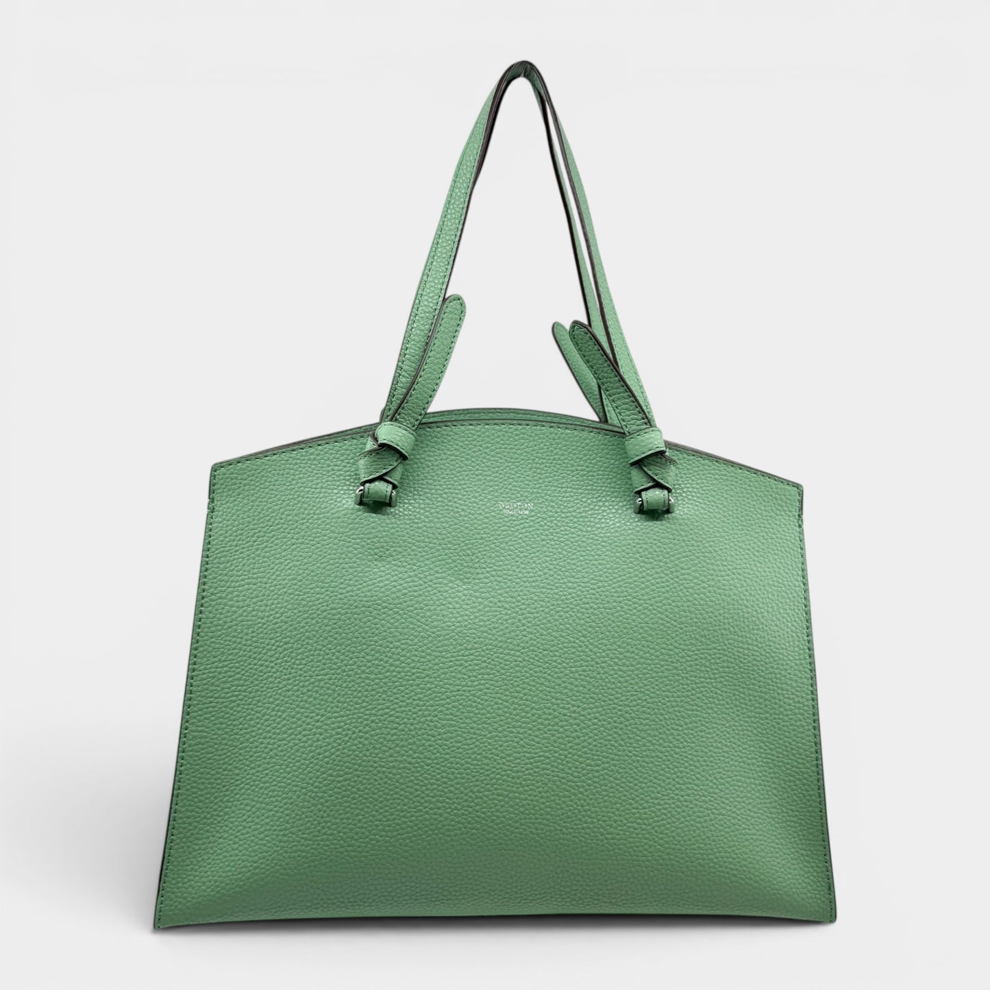 Oroton Light Fern Green Atlas Day Tote & Shoulder Bag