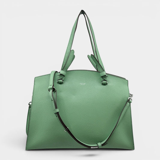 Oroton Light Fern Green Atlas Day Tote & Shoulder Bag
