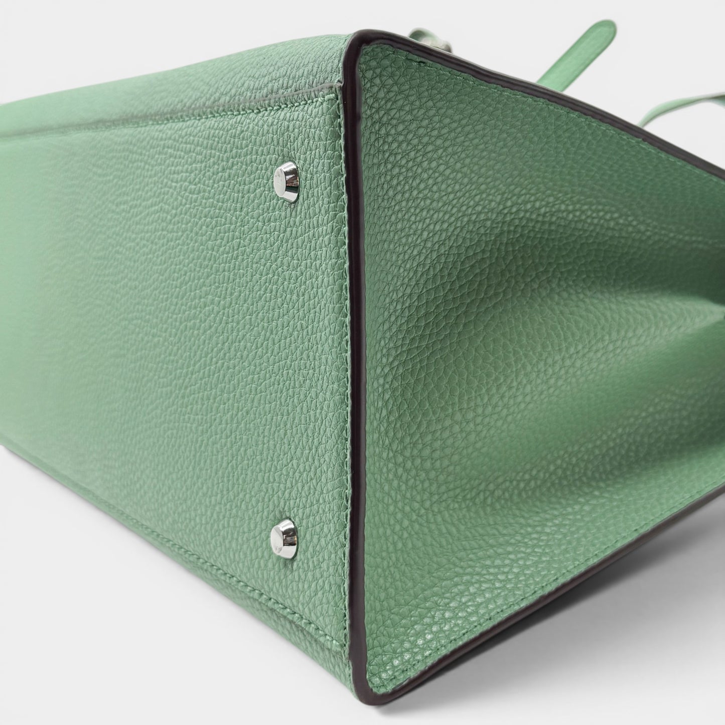Oroton Light Fern Green Atlas Day Tote & Shoulder Bag