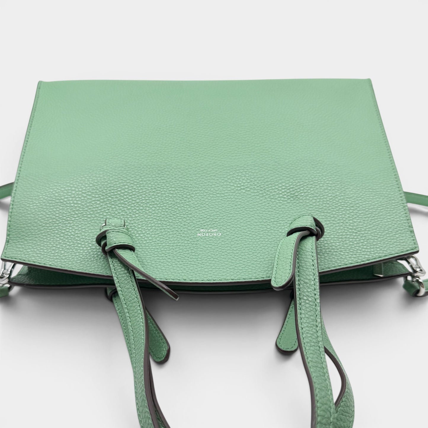 Oroton Light Fern Green Atlas Day Tote & Shoulder Bag