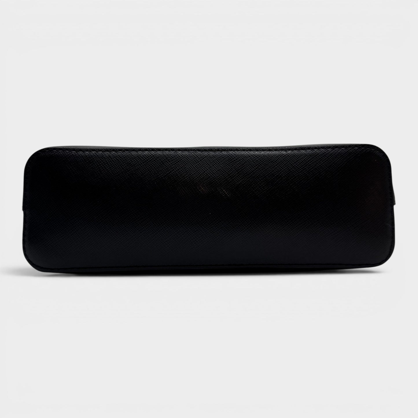 Oroton Black Saffiano Leather Inez Slim Crossbody Bag