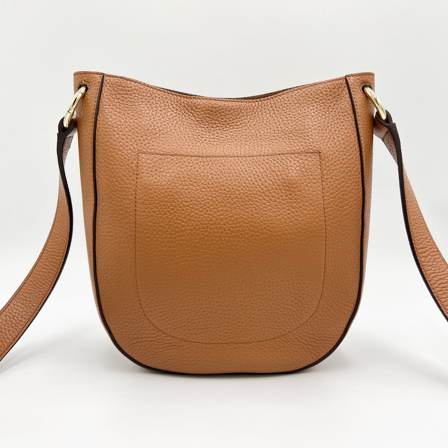 Oroton Tan Brown Leather Avalon Mini Hobo Crossbody & Shoulder Bag