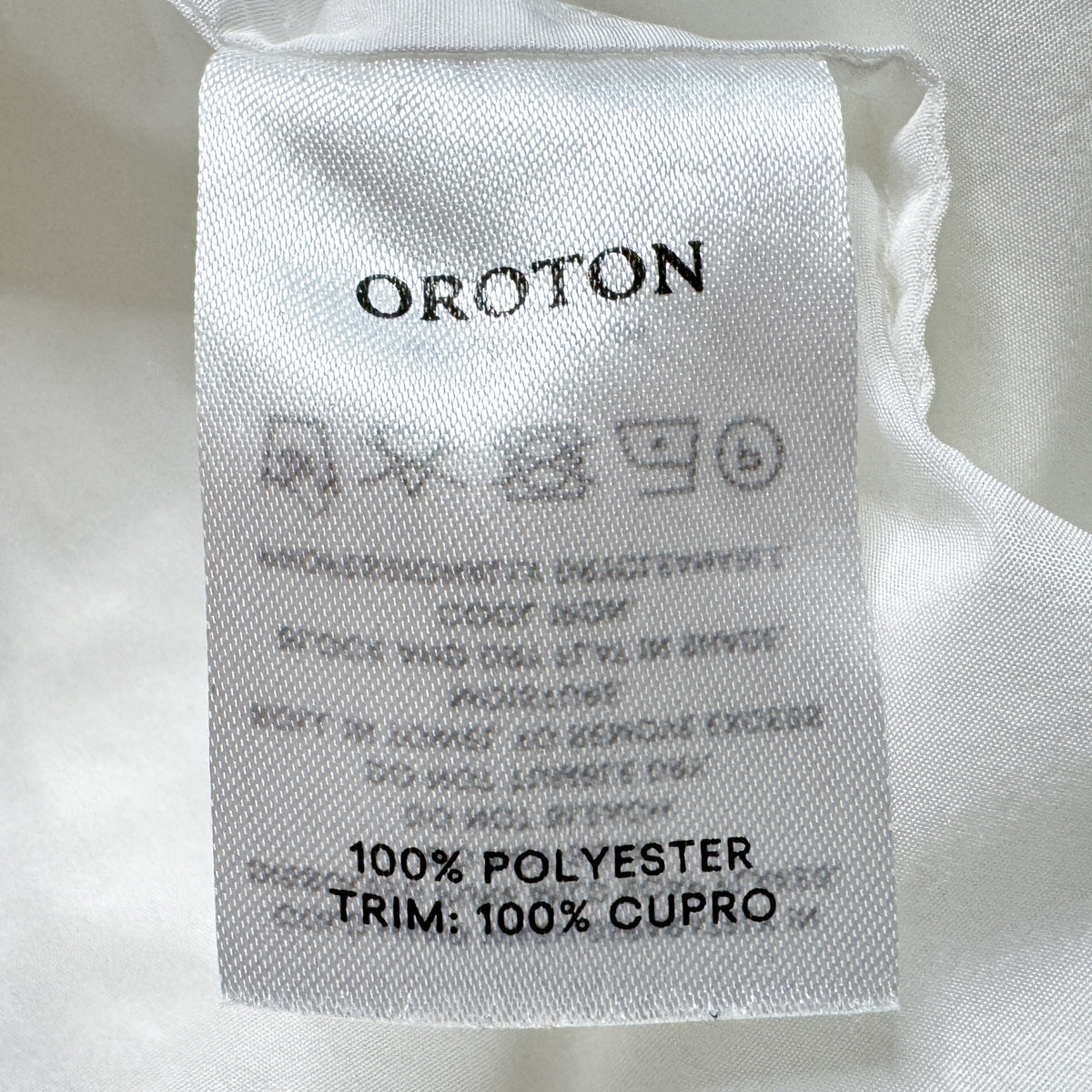 Oroton White Tiered Belted Puff Sleeve Dress AU10