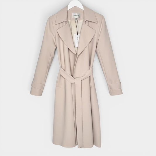 Perri Cutten Off White City Trench Coat XS ~ AU6-8 [NEW]