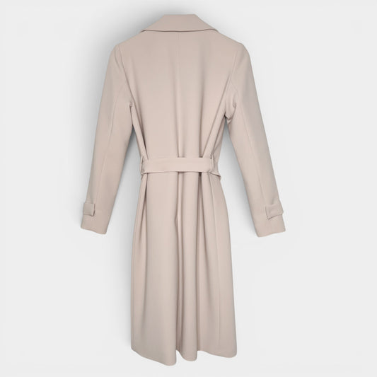 Perri Cutten Off White City Trench Coat XS ~ AU6-8 [NEW]