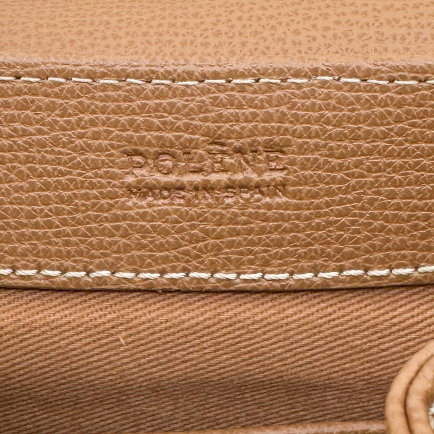 Polene Paris Tan Smooth Leather Numéro Un Nano Bag