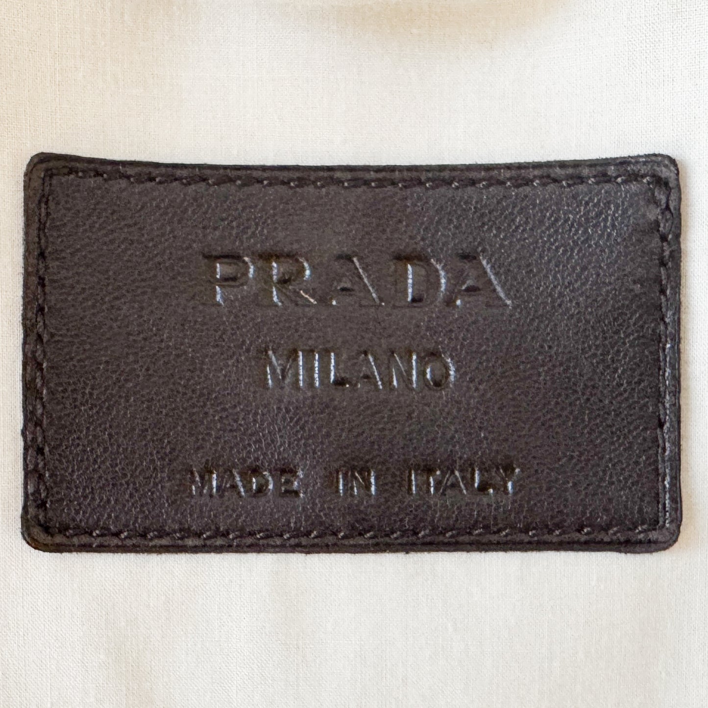 Prada Cream 100% Cotton Trench Coat Small ~ AU8-10
