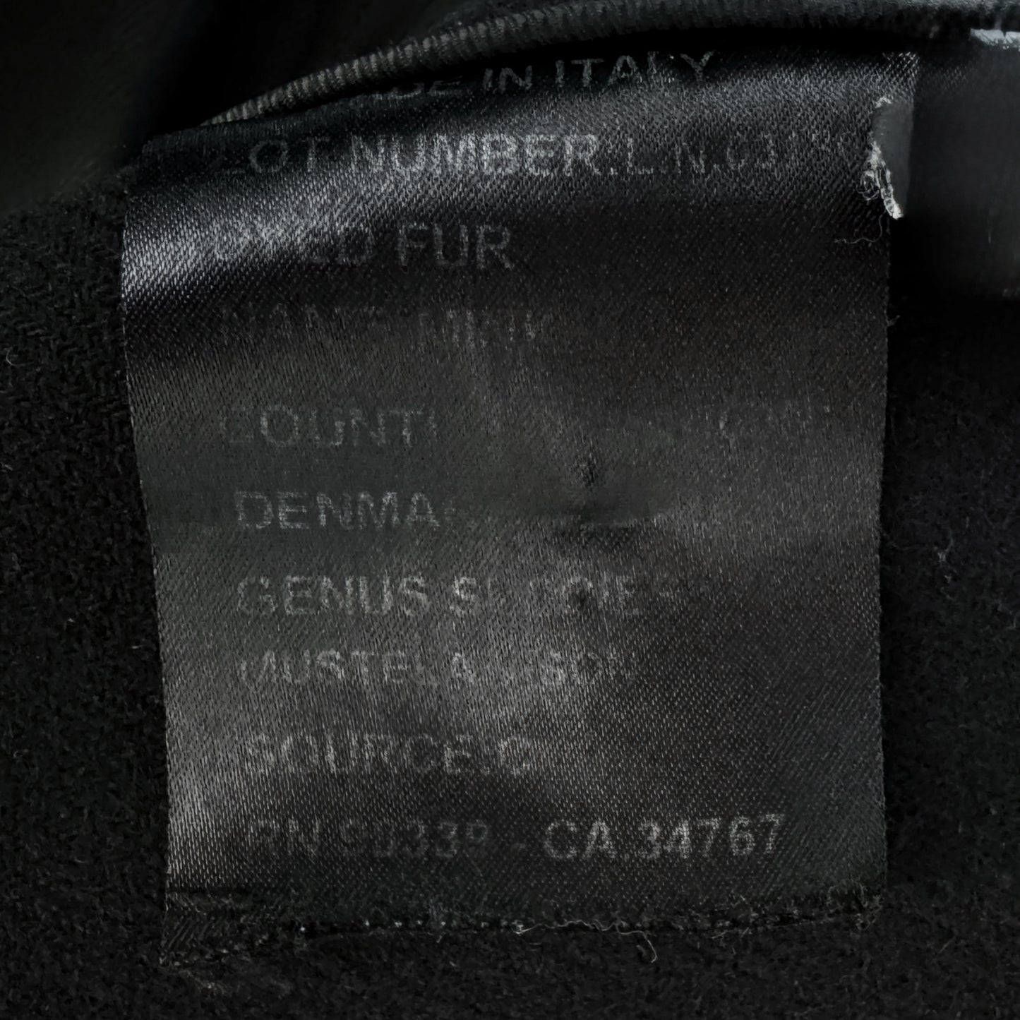 Prada Black Wool & Cashmere Fur Collar Coat IT42 ~ AU8-10