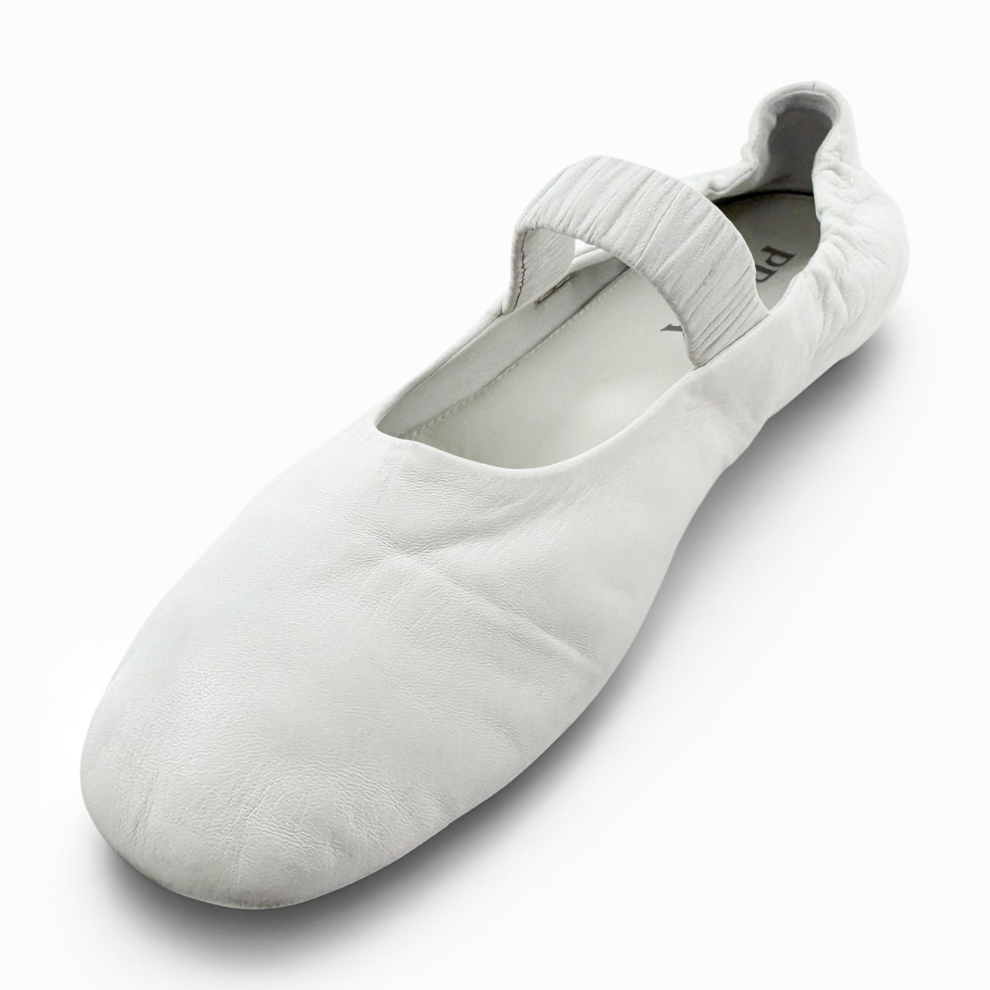 Prada White Bianco Nappa Leather Mary Jane Shoes EU38 ~ AU7