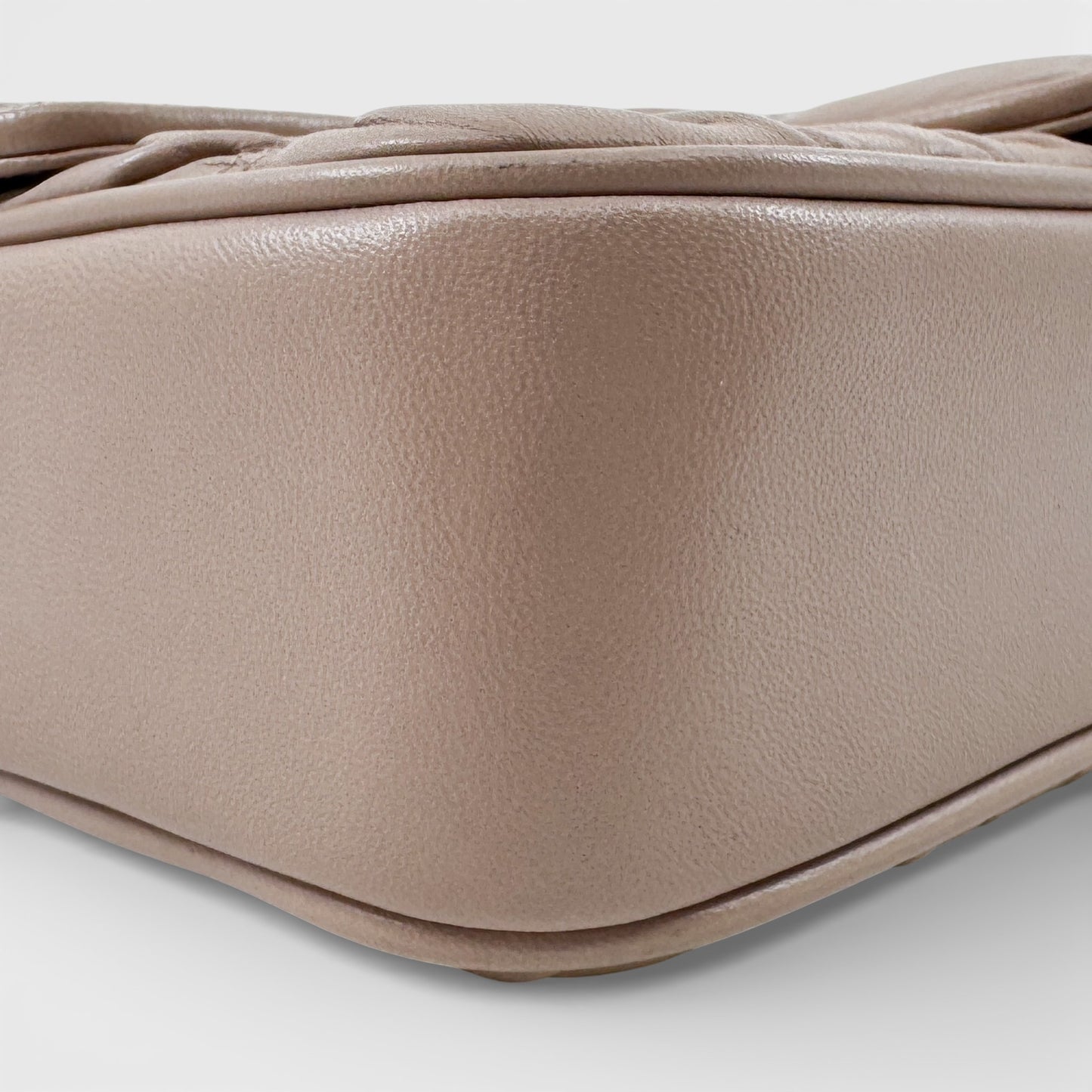 Prada Powder Pink Nappa Gauffré Leather Shoulder Bag [1BD140]