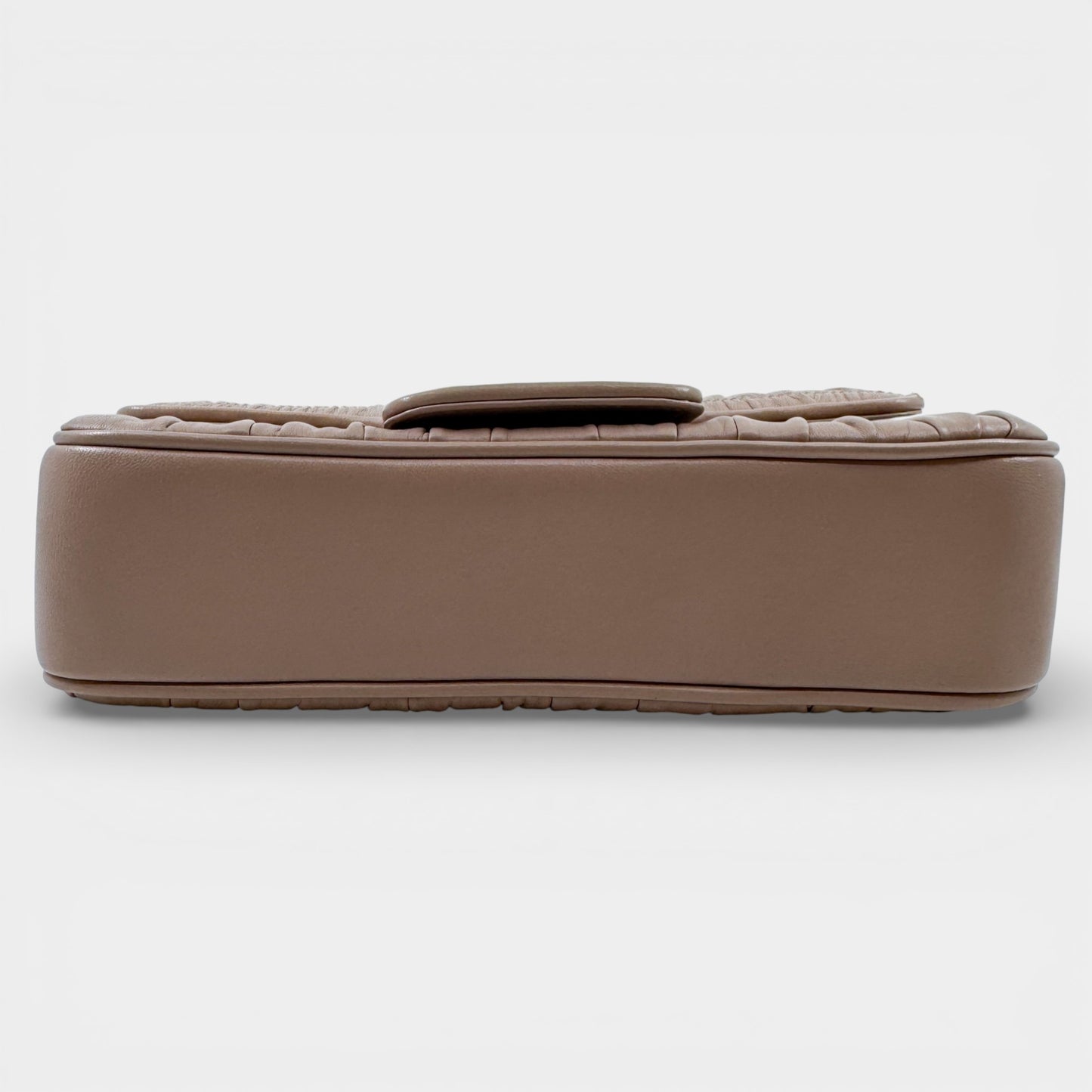 Prada Powder Pink Nappa Gauffré Leather Shoulder Bag [1BD140]