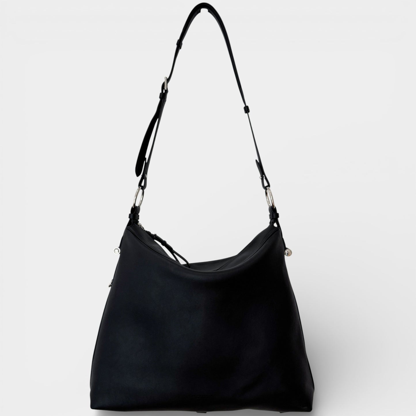 Ralph Lauren Collection Black Leather Bridle Shoulder Bag