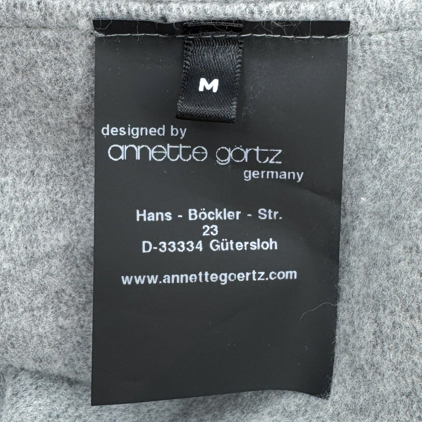Annette Gortz Black Ferry Minimalist Dress AU12-14 ~ Medium [NEW]