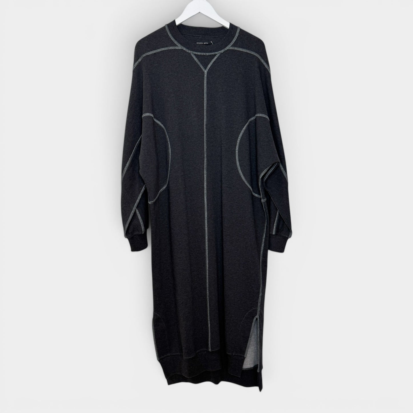 Annette Gortz Black Ferry Minimalist Dress AU12-14 ~ Medium [NEW]
