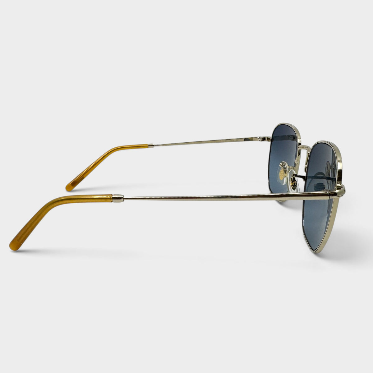 Oliver Peoples Gold Square Frame Kierney Sunglasses