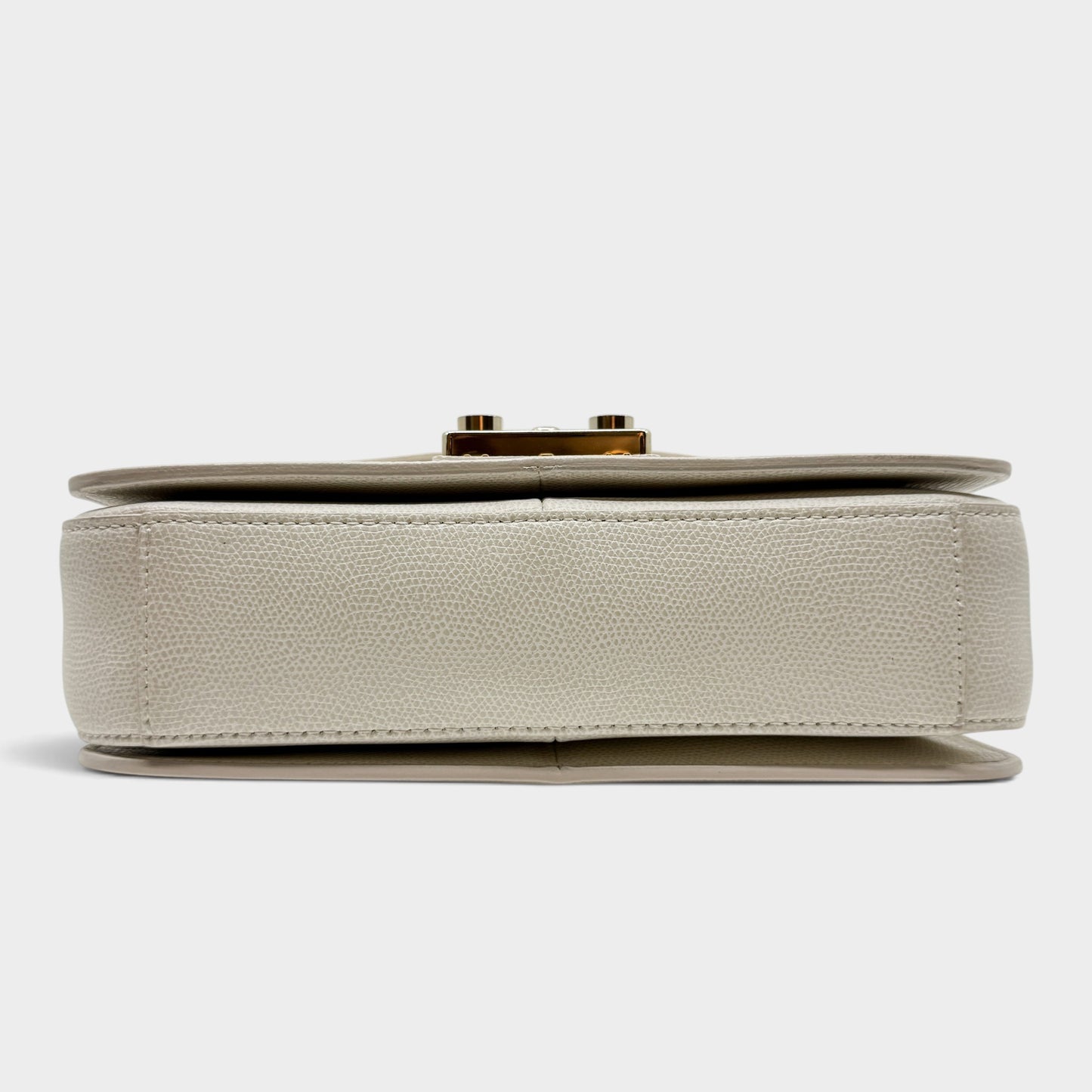 Furla Metropolis Off White Grain Leather Shoulder & Crossbody Bag