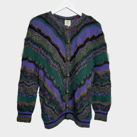 Purl One Multicoloured Wool Cardigan Medium ~ Large [Vintage]