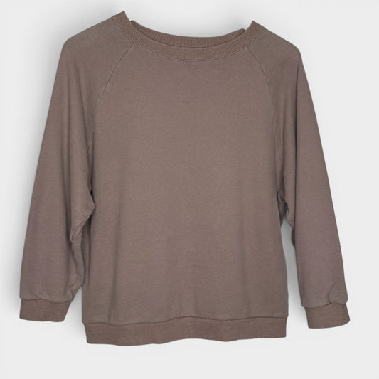 La Garçonne Moderne Taupe Sweatshirt Medium ~ Large
