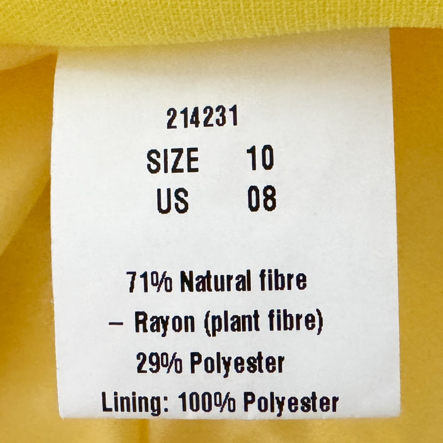 Carla Zampatti Citrus Yellow Dramatic Entrance Zip Jacket AU10