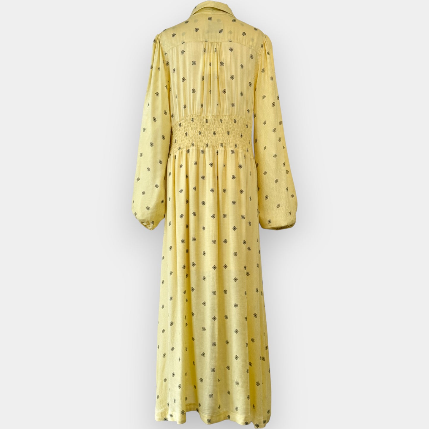 Baum Und Pferdgarten Yellow Daisy Flower Midi Dress EU40 ~ AU10