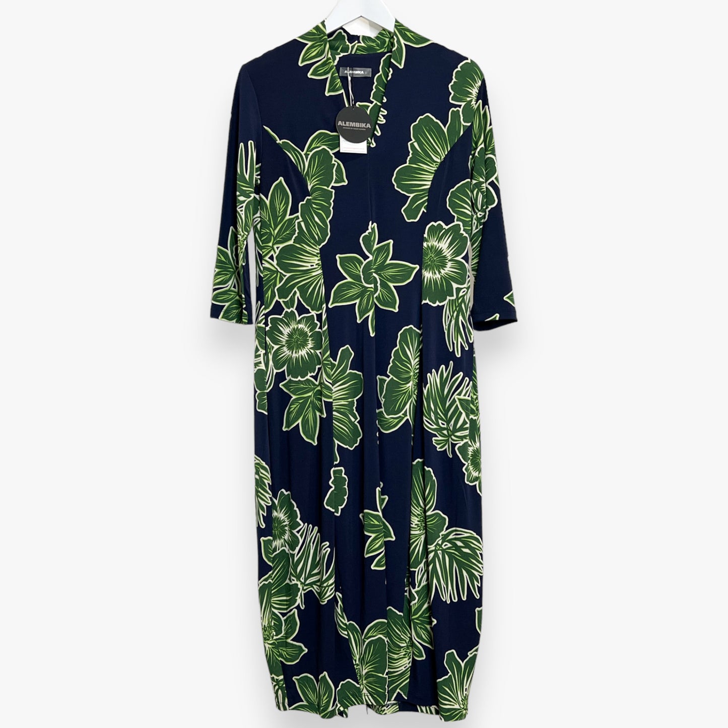 Alembika Green Island Cocoon Jersey Dress 2 ~ AU12-14 [NEW]