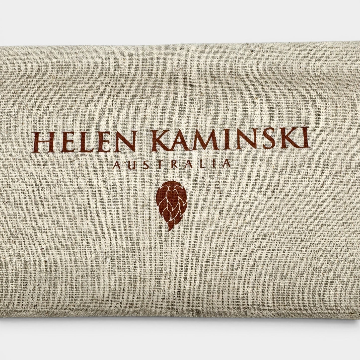 Helen Kaminski Black Leather Raffia Folio Case Clutch Bag