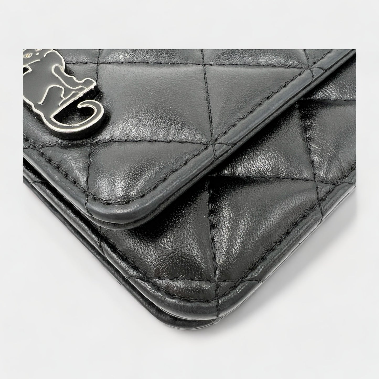 Chanel Black Quilted Calfskin Leather Lucky Charms Flap Bag