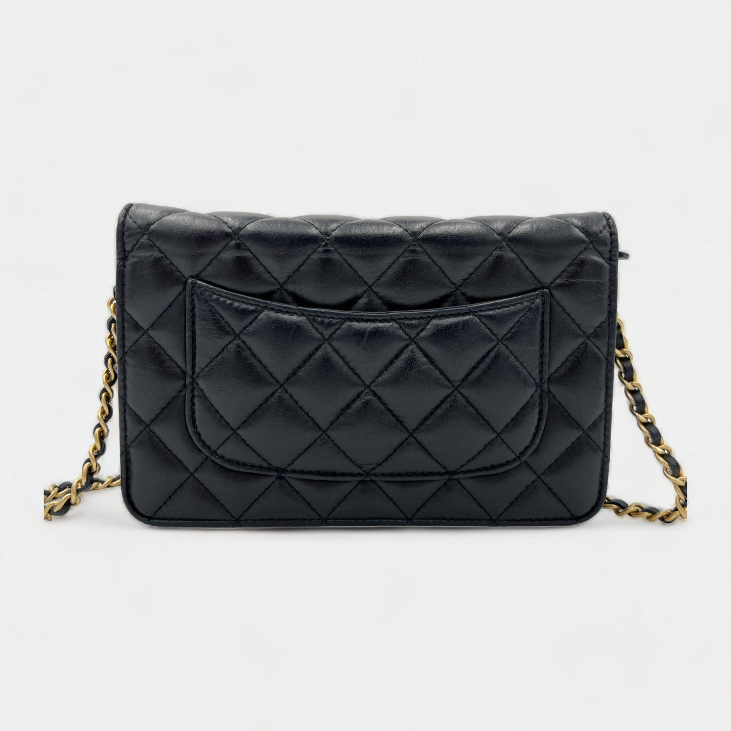 Chanel Black Quilted Calfskin Leather Lucky Charms Flap Bag