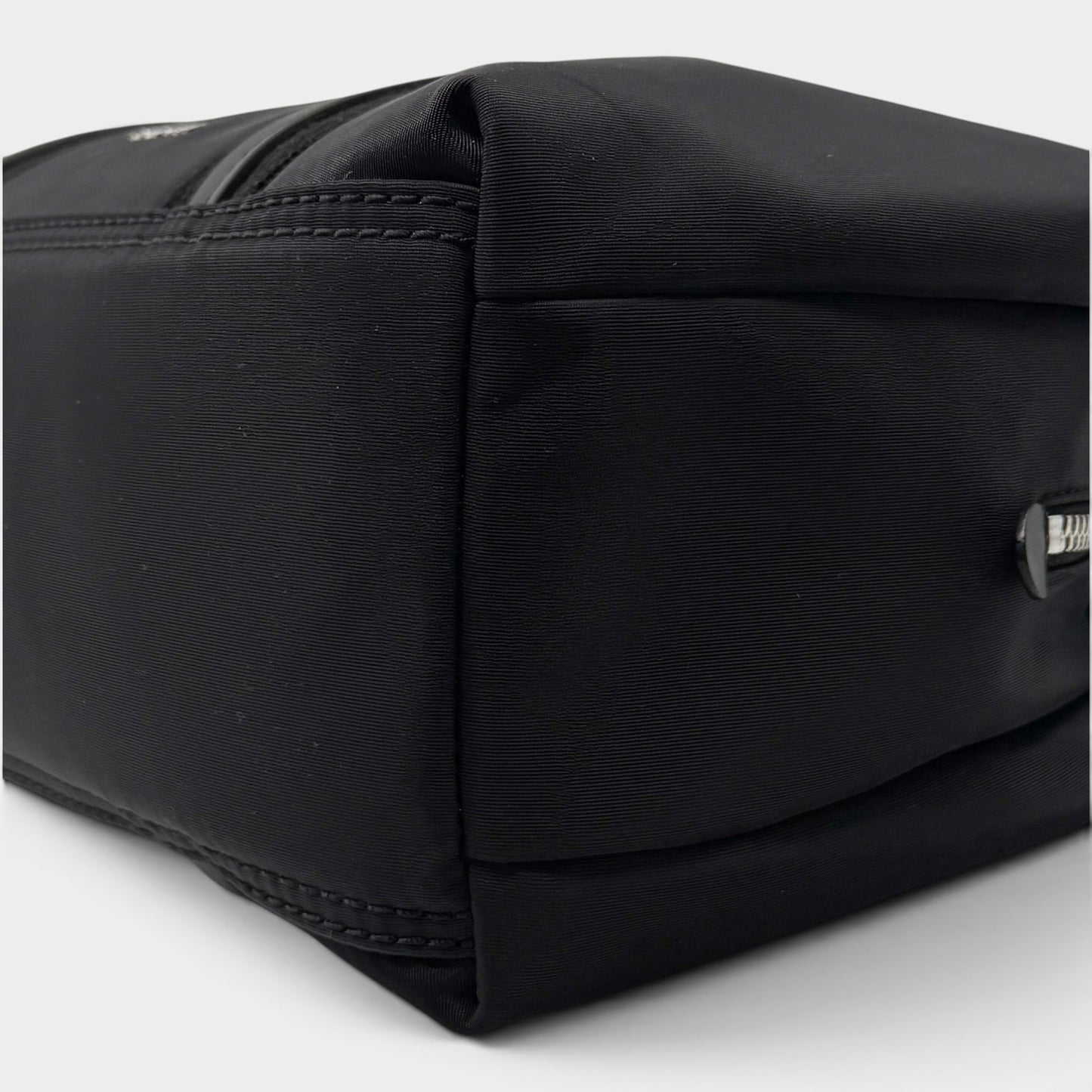 Radley Black Nylon Leather Trim Top Handle Bag