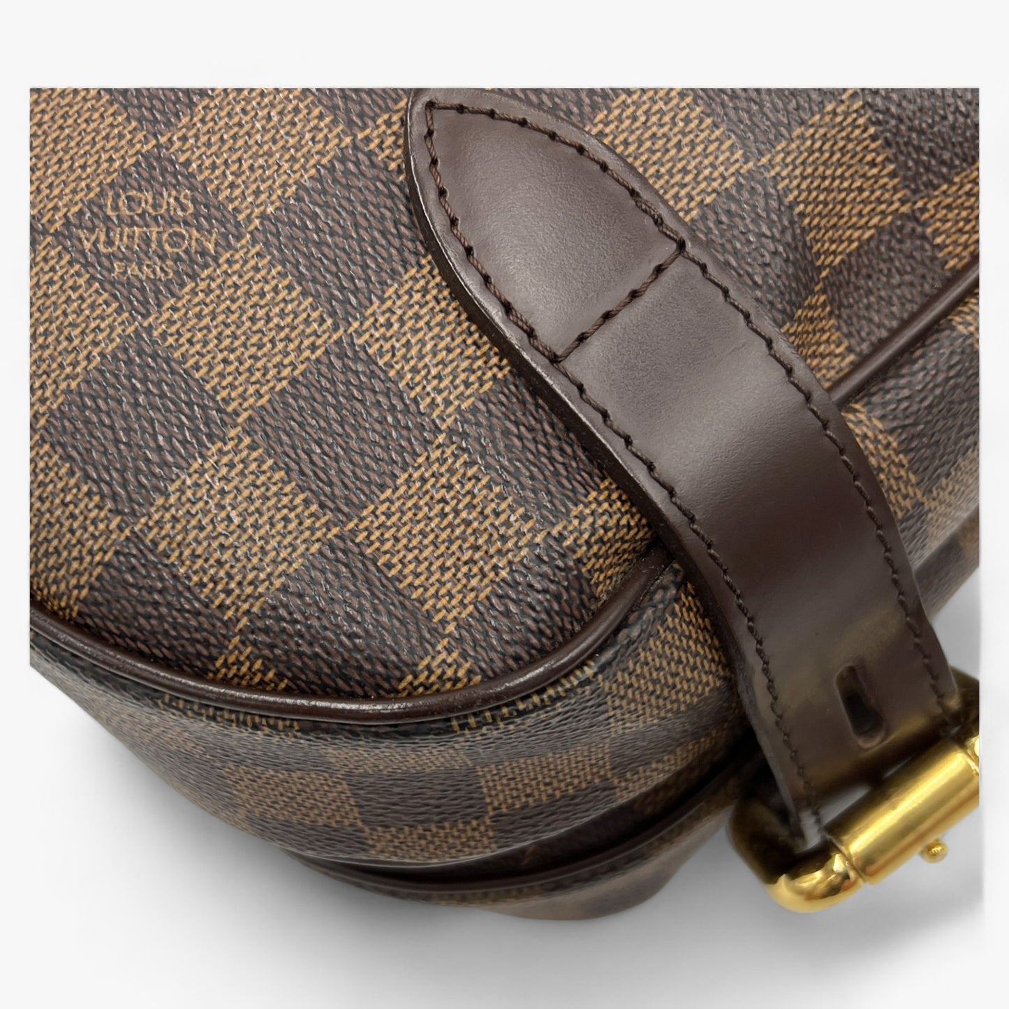 Louis Vuitton Damier Ebene Highbury Hobo Shoulder Bag