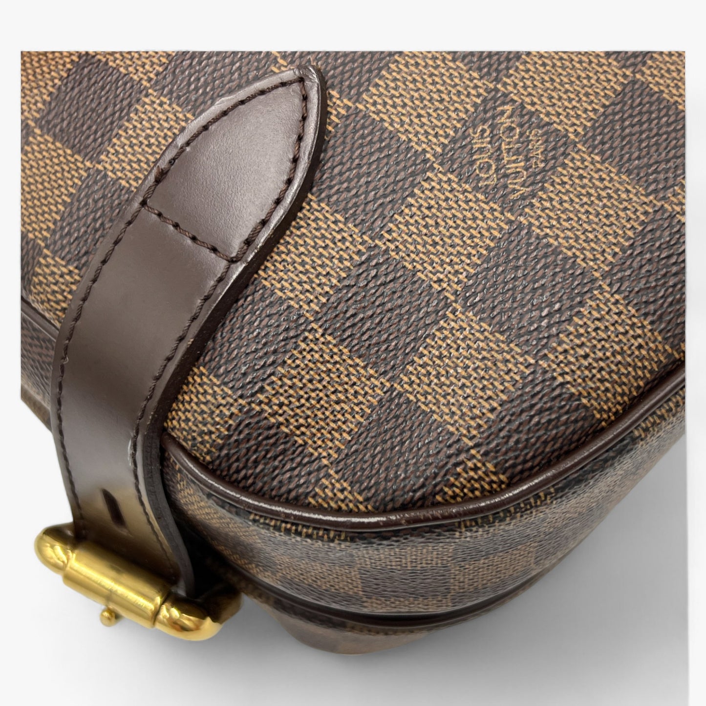 Louis Vuitton Damier Ebene Highbury Hobo Shoulder Bag