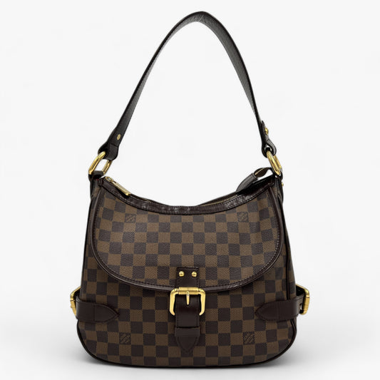 Louis Vuitton Damier Ebene Highbury Hobo Shoulder Bag