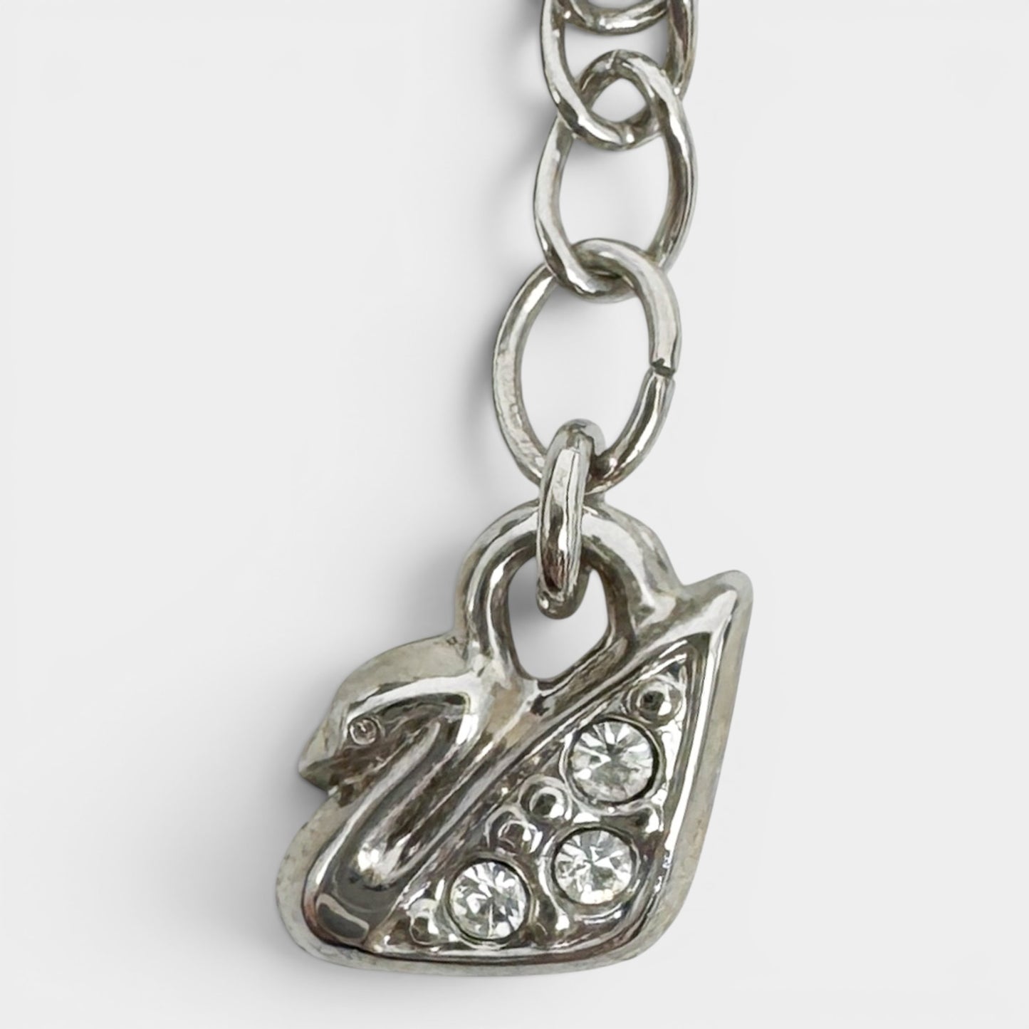 Swarovski Grey Black Silver Tone Crystal Voy Necklace [5017130]
