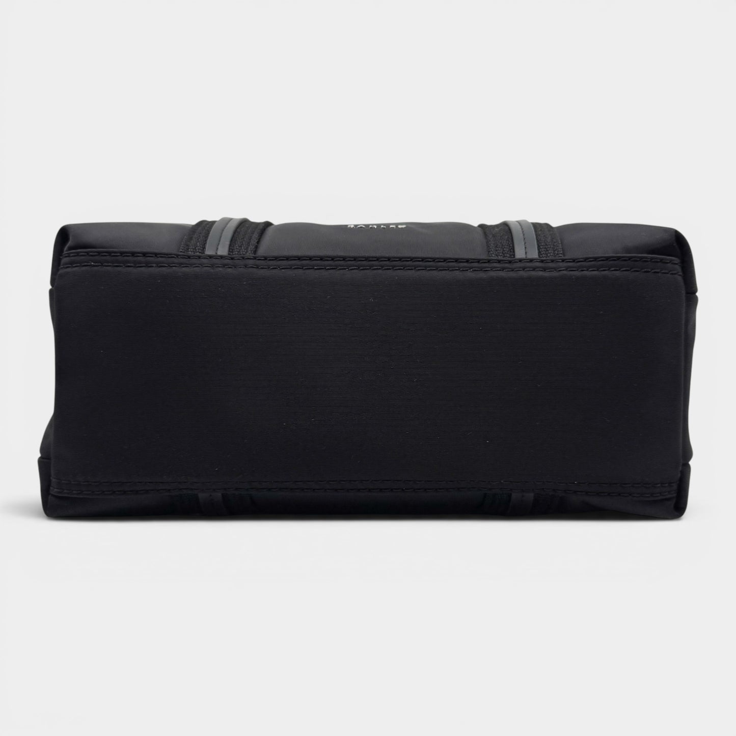 Radley Black Nylon Leather Trim Top Handle Bag