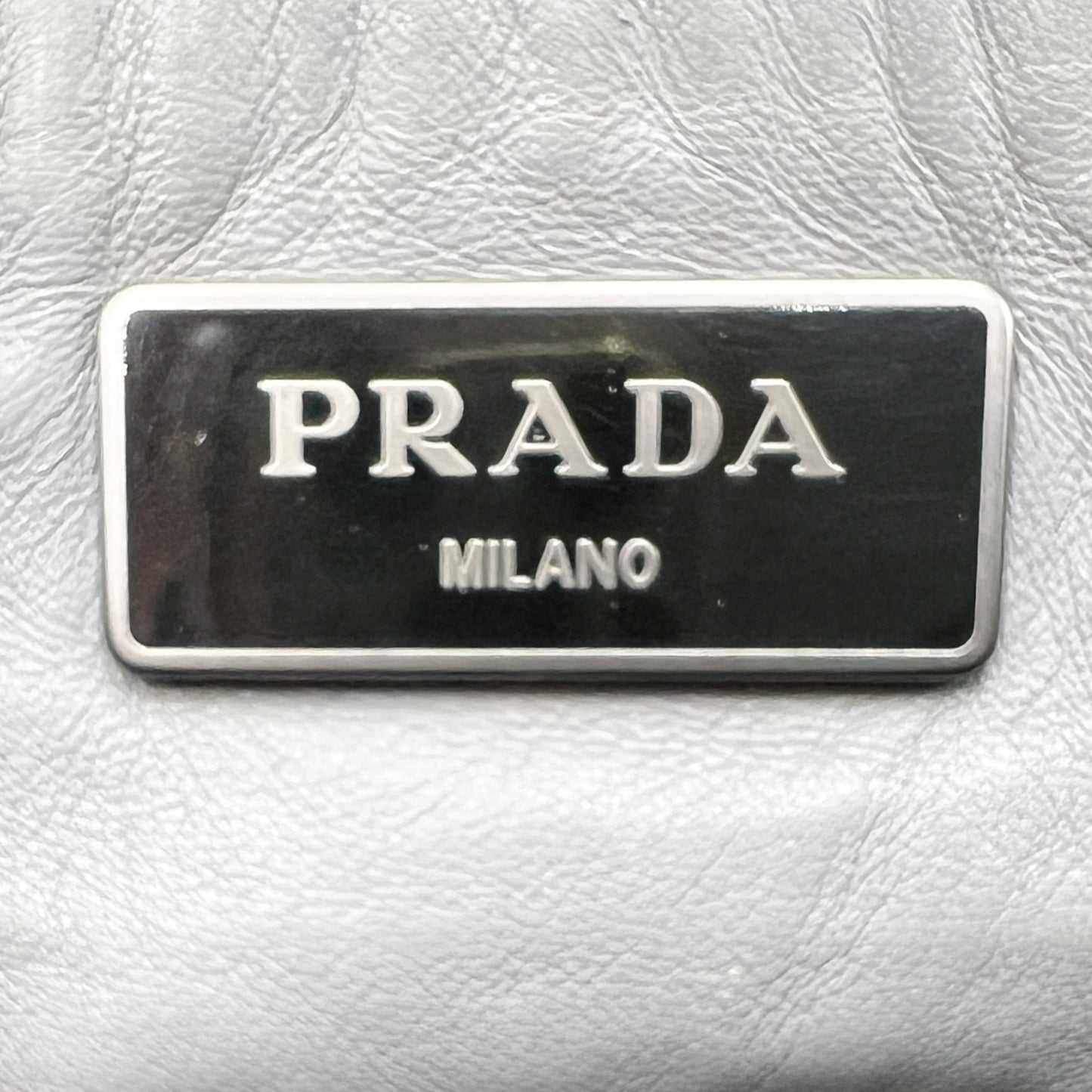 Prada Nappa Bomber Black Leather Shoulder Crossbody Bag