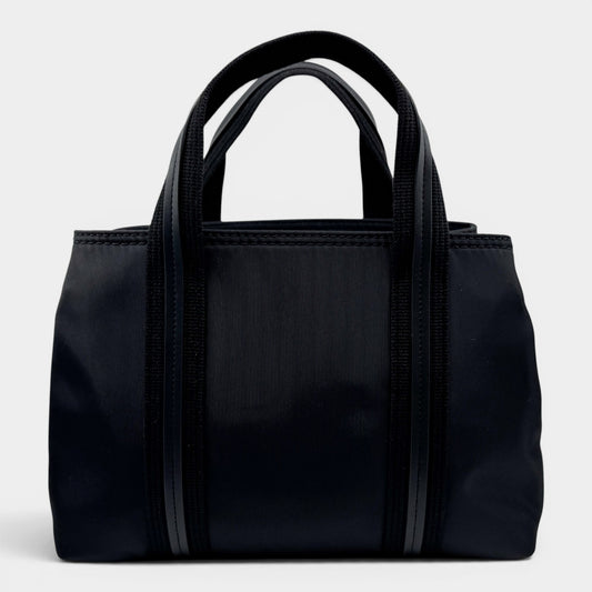 Radley Black Nylon Leather Trim Top Handle Bag
